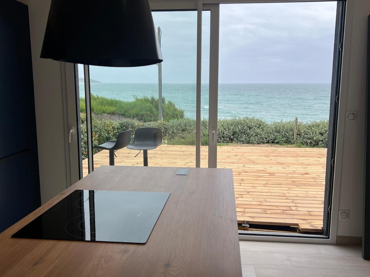 Le Bruit Des Vagues Villa Les Pieux Exterior photo